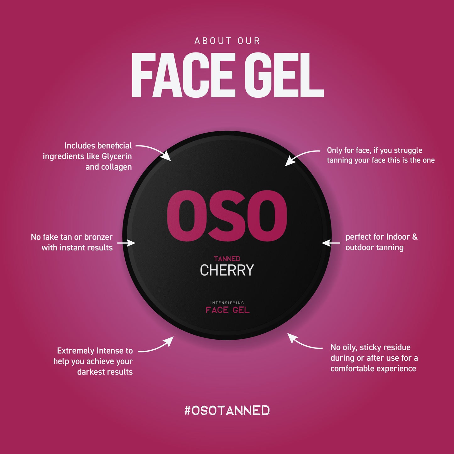Intensifying Tanning Face Cream - Cherry