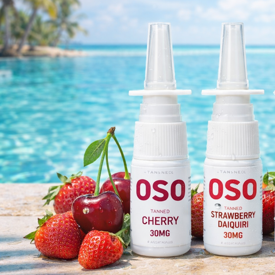 x2 Triple Strength Tanning Nasal Spray - Cherry, Strawberry Daiquiri