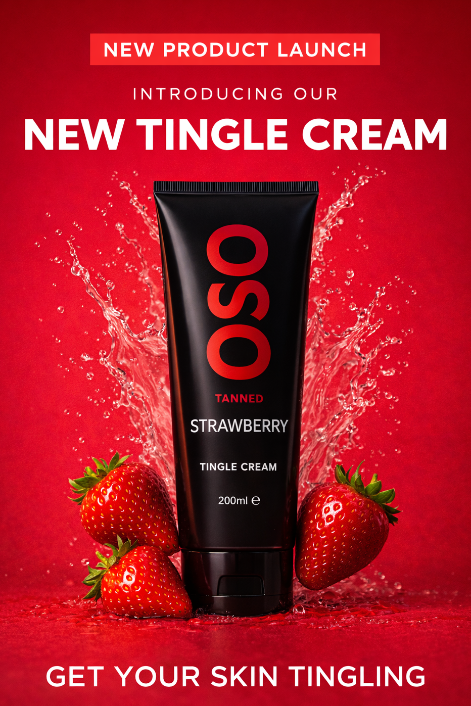 Extreme TINGLE Tanning Cream - Strawberry